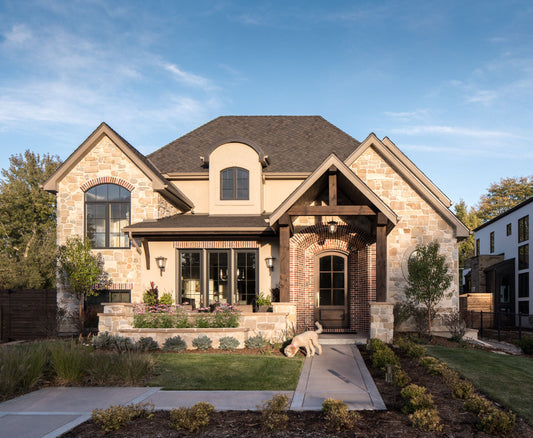 Luxury stone home in Denver built by AJK kirkegaard